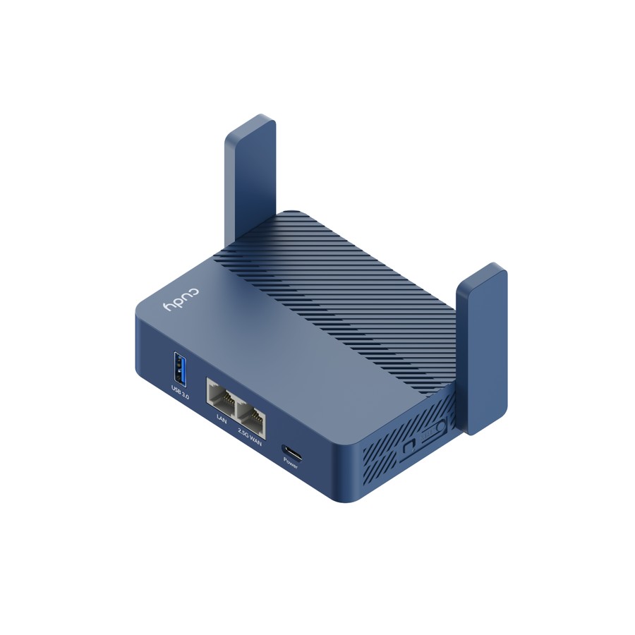 Cudy TR3000 / TR30 — порты: USB 3.0, LAN, 2.5G WAN, питание USB-C, WPS